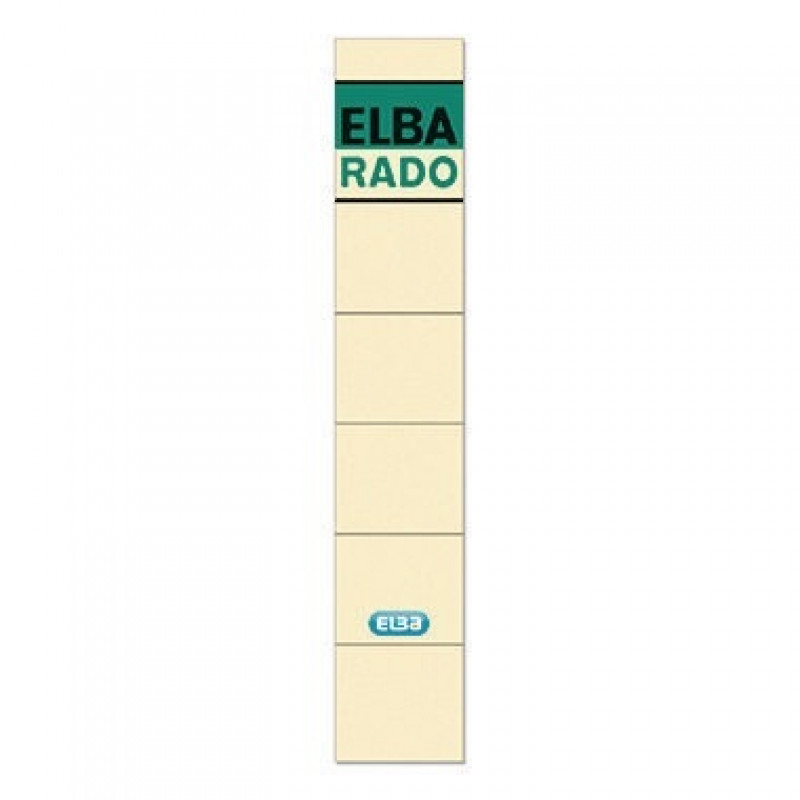 ELBA Ordneretikett 100420941 schmal/kurz sk chamois 10 St./Pack. ELBA Ordneretikett 100420941 schmal/kurz sk chamois 10 St./Pack.