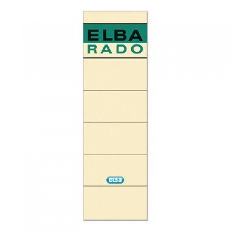 ELBA Ordneretikett 100420953 kurz/breit sk chamois 10 St./Pack. ELBA Ordneretikett 100420953 kurz/breit sk chamois 10 St./Pack.