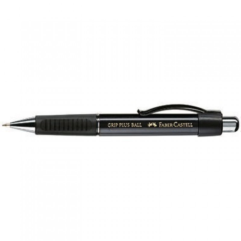 Faber-Castell Kugelschreiber GRIP PLUS BALL 140733 M metallic-schwarz Faber-Castell Kugelschreiber GRIP PLUS BALL 140733 M metallic-schwarz