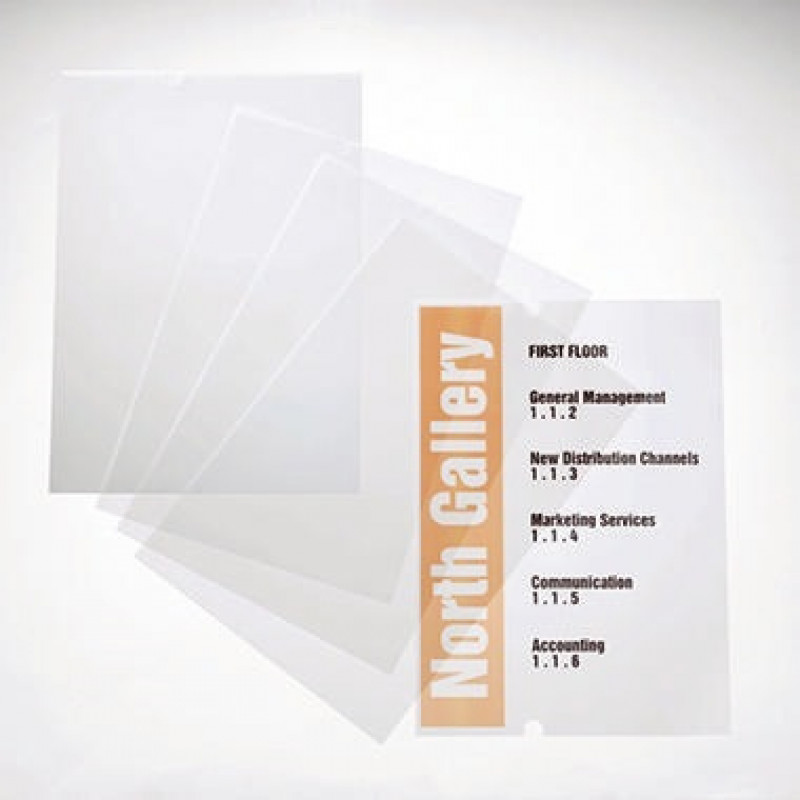 DURABLE Ersatzfolie CRYSTAL SIGN 483519 210x297mm 10 St./Pack. DURABLE Ersatzfolie CRYSTAL SIGN 483519 210x297mm 10 St./Pack.