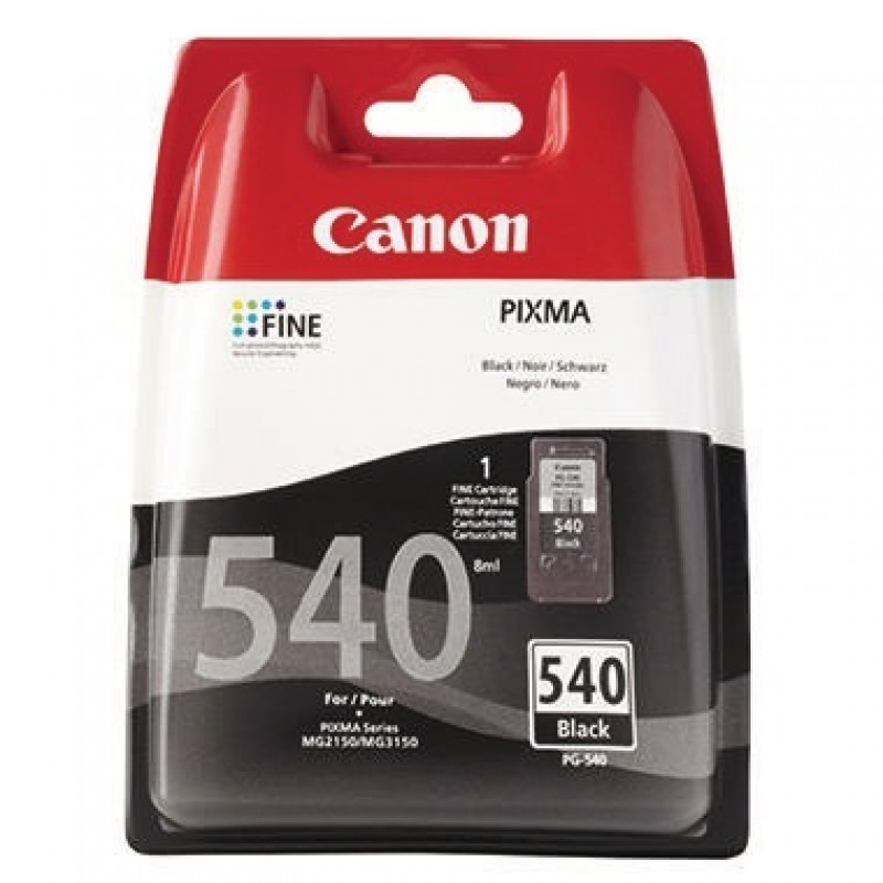 Canon Tintenpatrone PG540 5225B005 180Seiten schwarz Canon Tintenpatrone PG540 5225B005 180Seiten schwarz