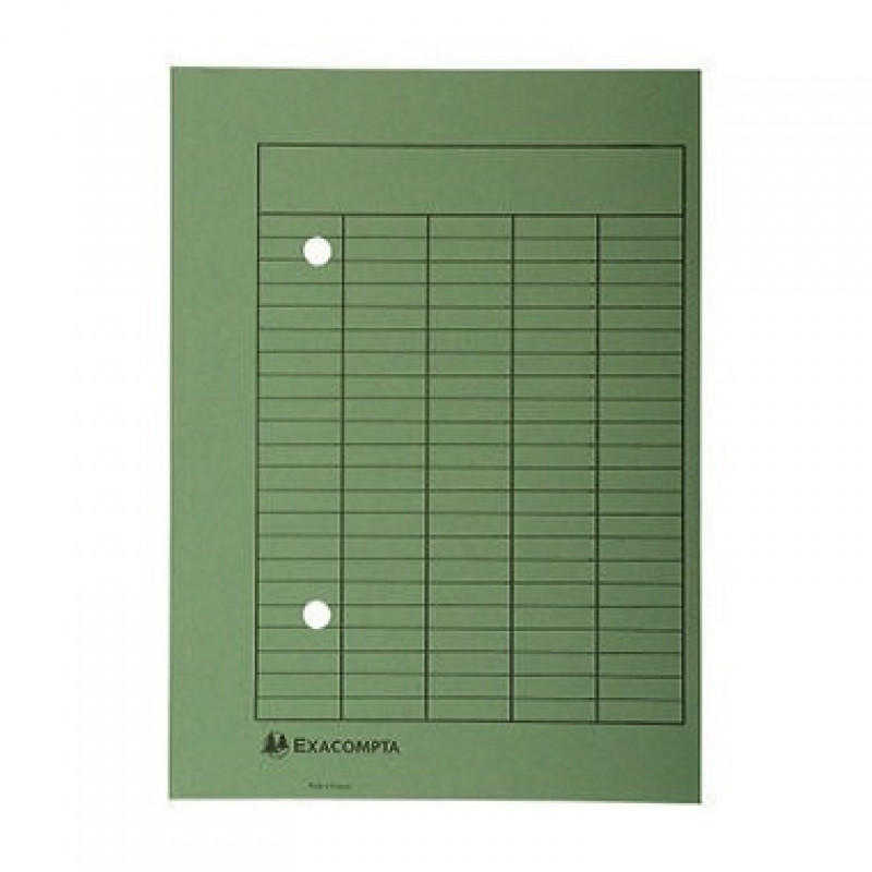 Exacompta Umlaufmappe Forever 353525B DIN A4 250g Karton grün Exacompta Umlaufmappe Forever 353525B DIN A4 250g Karton grün
