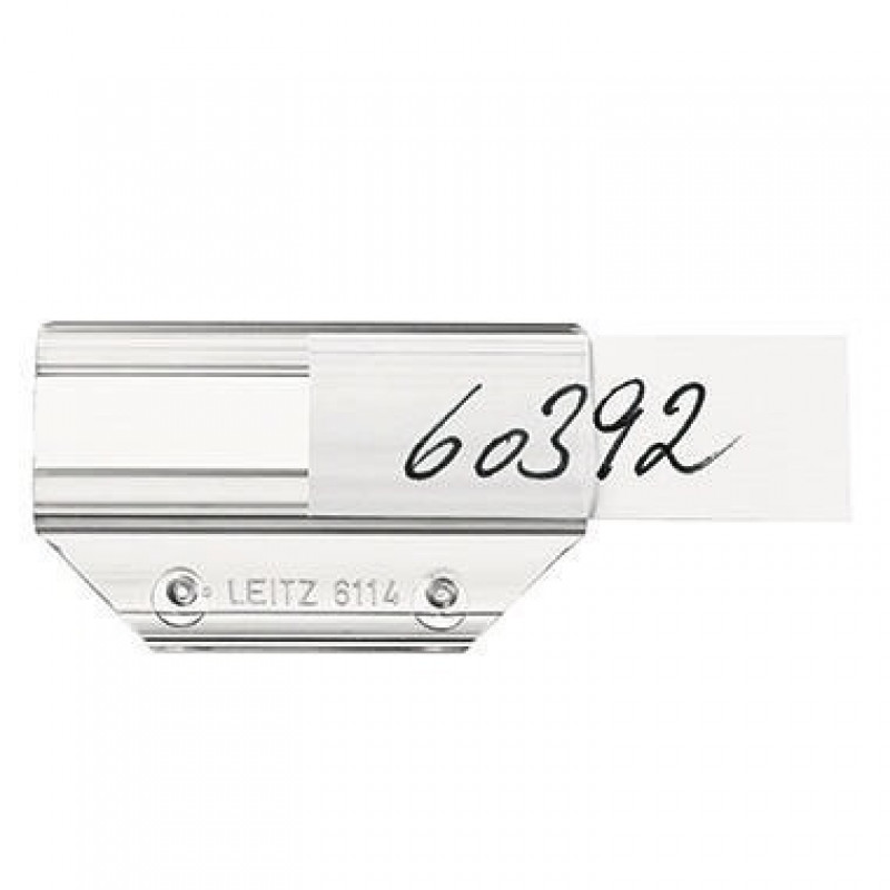 Leitz Vollsichtreiter ALPHA 61140000 60x33mm PVC transparent Leitz Vollsichtreiter ALPHA 61140000 60x33mm PVC transparent