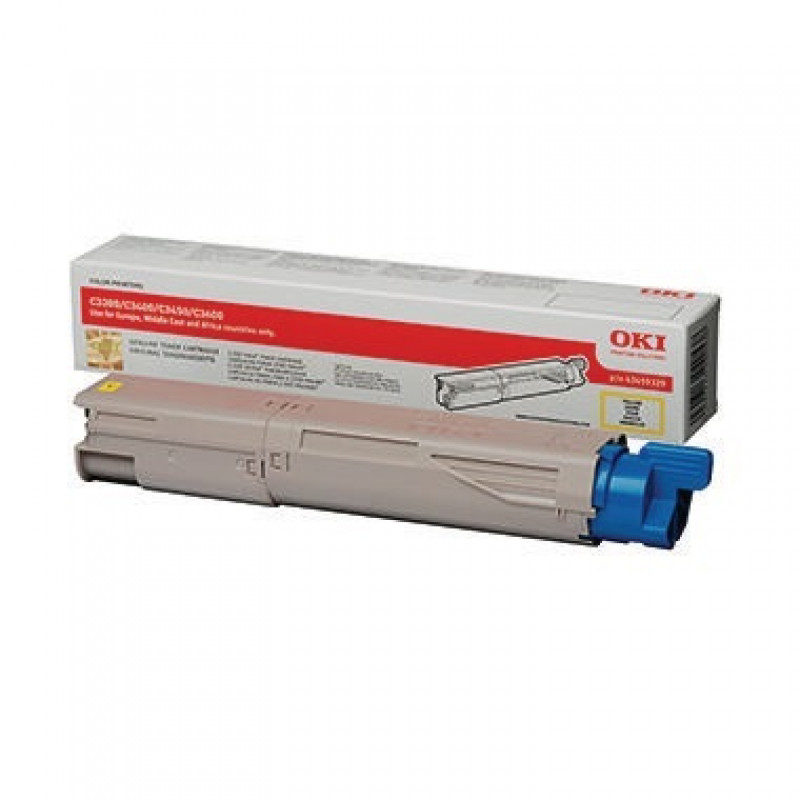 OKI Toner 43459329 2.500Seiten gelb