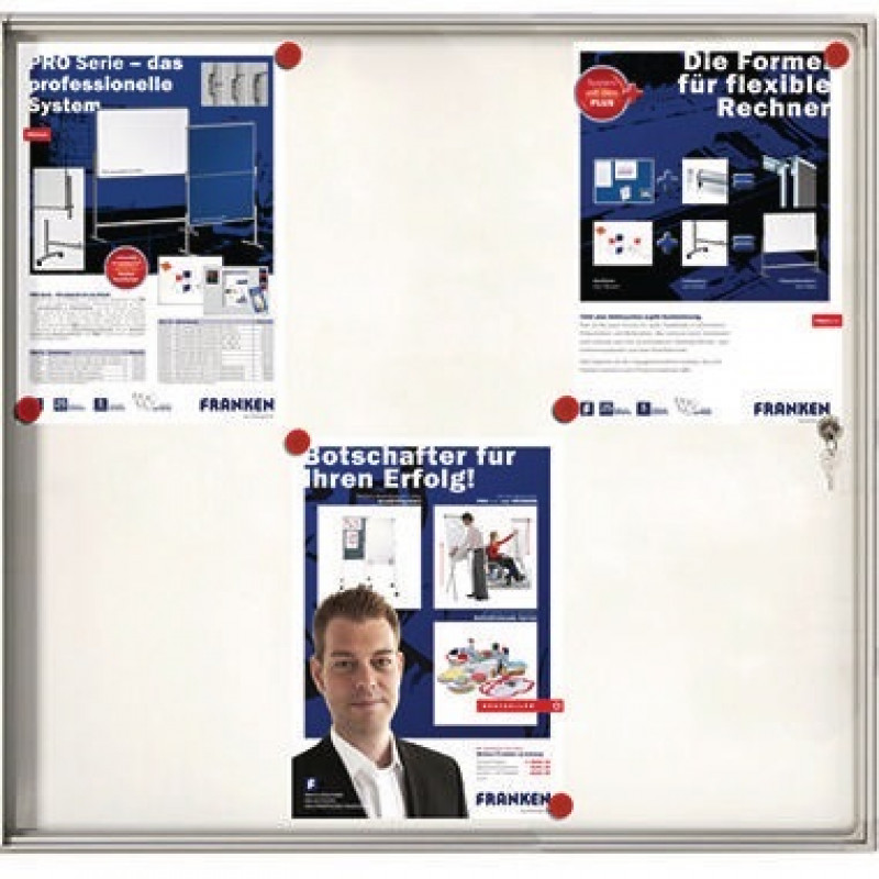 Franken Schaukasten X-tra! Line FSA6 für 6x DIN A4 Aluminium Franken Schaukasten X-tra! Line FSA6 für 6x DIN A4 Aluminium