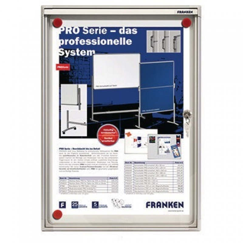 Franken Schaukasten X-tra! Line FSA1 für 1x DIN A4 Aluminium Franken Schaukasten X-tra! Line FSA1 für 1x DIN A4 Aluminium