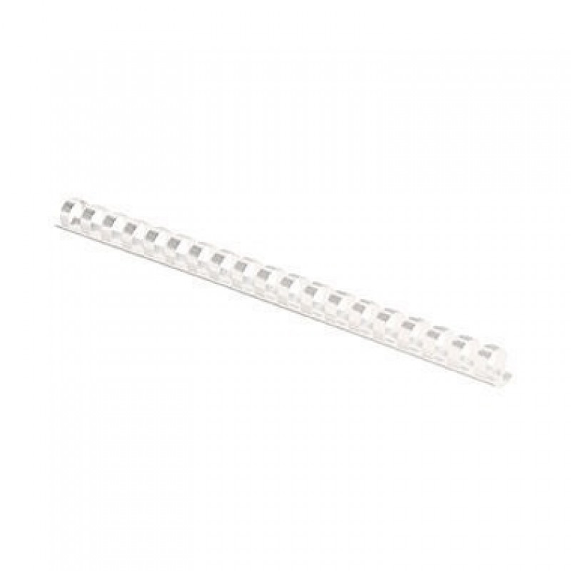 Fellowes Plastikbinderücken COMB 5345406 8mm weiß 100 St./Pack.