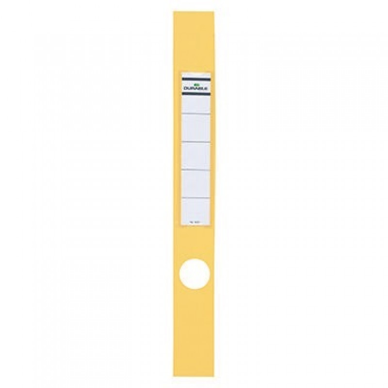 DUR Ordofix 8091 gelb Rückenschilder 40mm Pa=10St DUR Ordofix 8091 gelb Rückenschilder 40mm Pa=10St