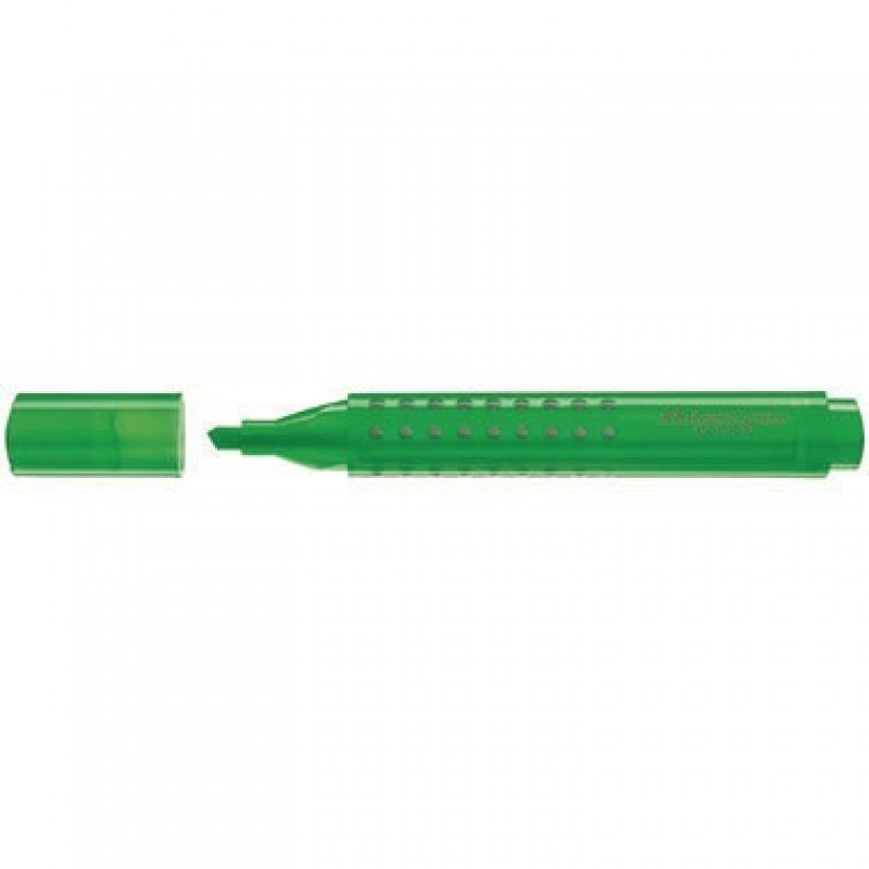 Faber-Castell Textmarker GRIP 154363 1-5mm Keilspitze grün