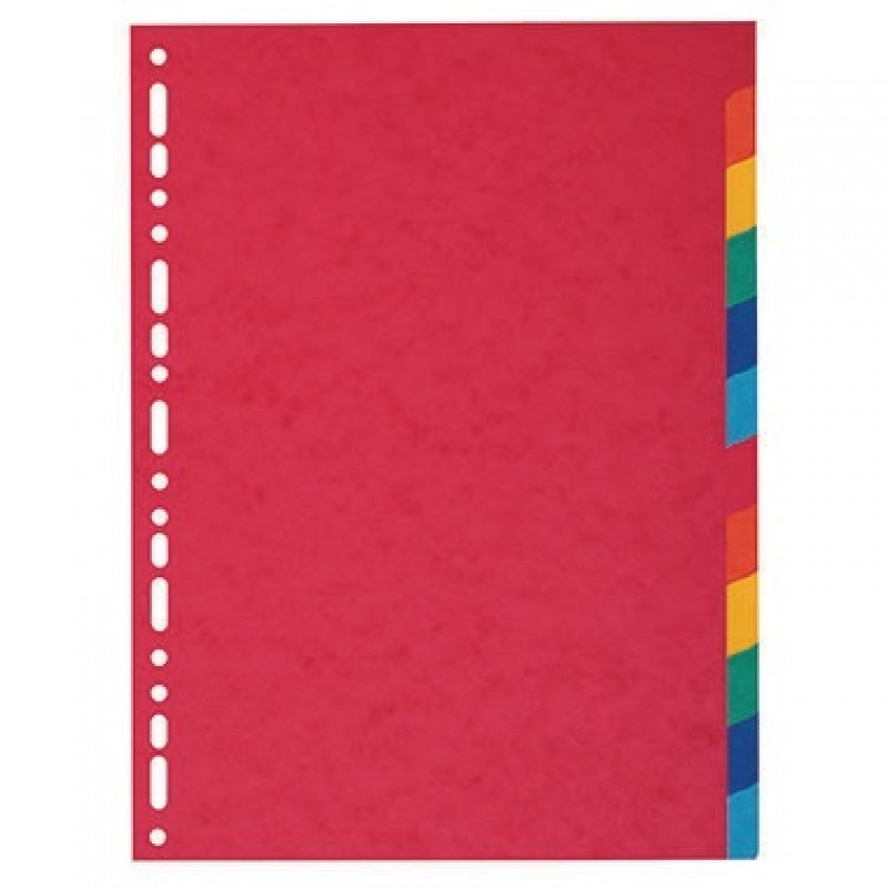 Exacompta Register Nature Future 1412E DIN A4 12teilig blanko farbig Exacompta Register Nature Future 1412E DIN A4 12teilig blanko farbig