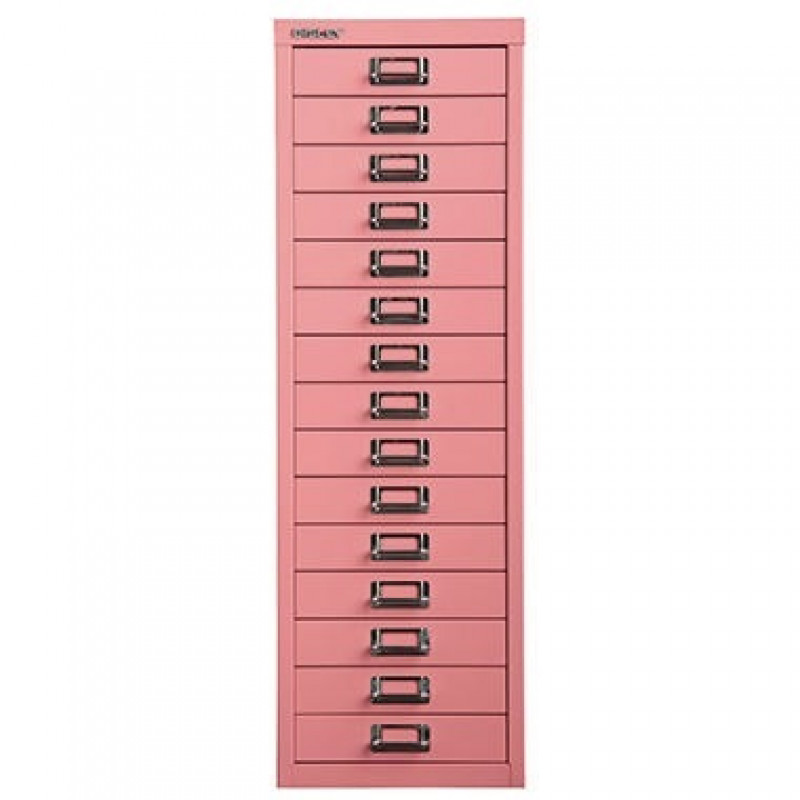 Bisley Schubladenschrank L3915601 15Schubfächer pink Bisley Schubladenschrank L3915601 15Schubfächer pink
