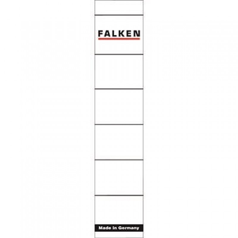 Falken Ordneretikett 80037765 schmal/kurz sk weiß 10 St./Pack. Falken Ordneretikett 80037765 schmal/kurz sk weiß 10 St./Pack.
