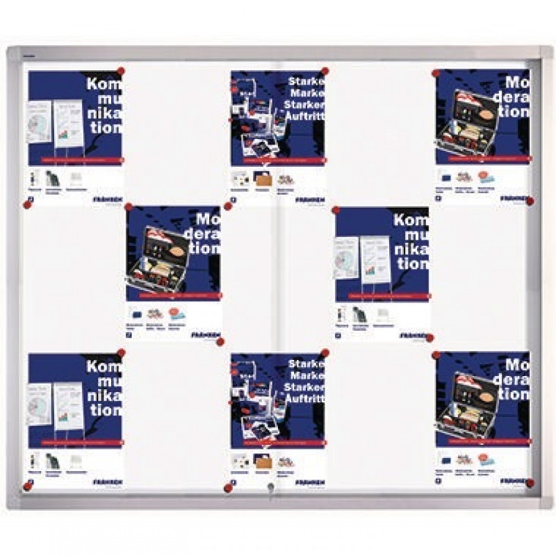 Franken Schaukasten PRO SK6115 Schiebetür für 15x DIN A4 Aluminium Franken Schaukasten PRO SK6115 Schiebetür für 15x DIN A4 Aluminium