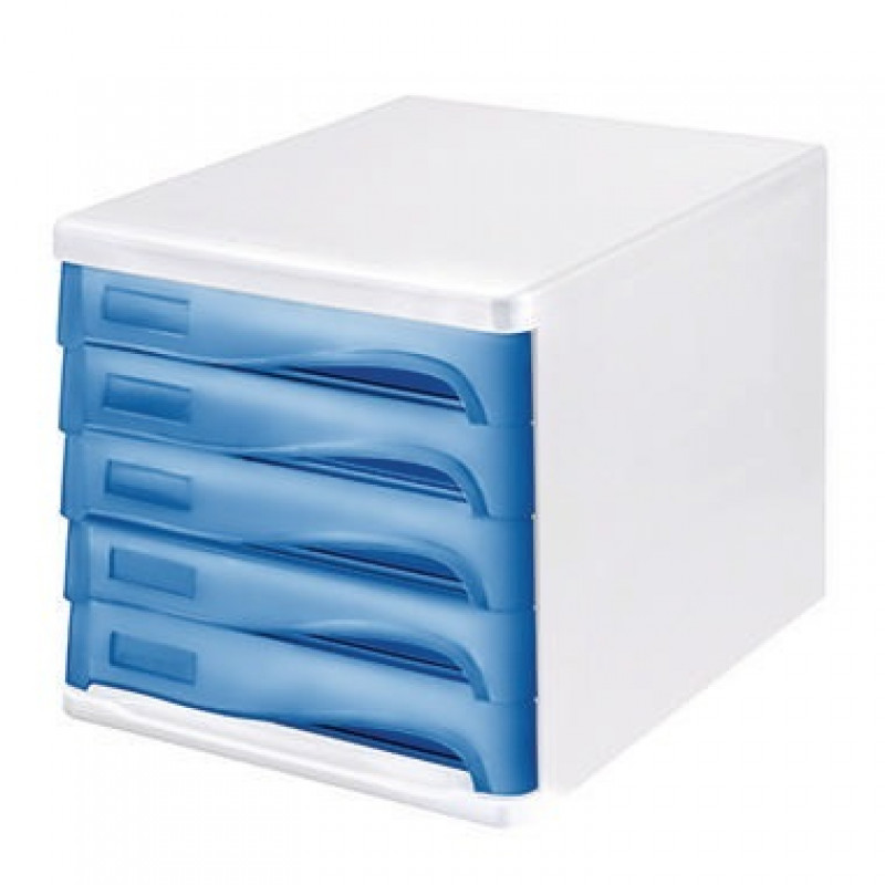 helit Schubladenbox economy H6129484 DIN A4-C4 ws/bl