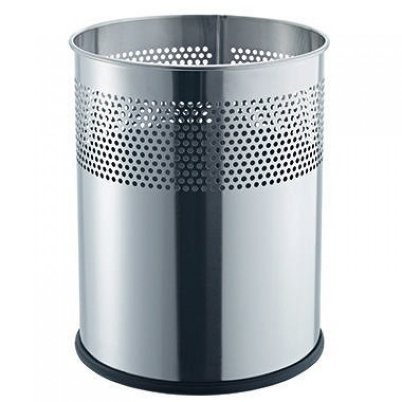 helit Papierkorb H2515700 Metall 15 l Lochdekor silber helit Papierkorb H2515700 Metall 15 l Lochdekor silber