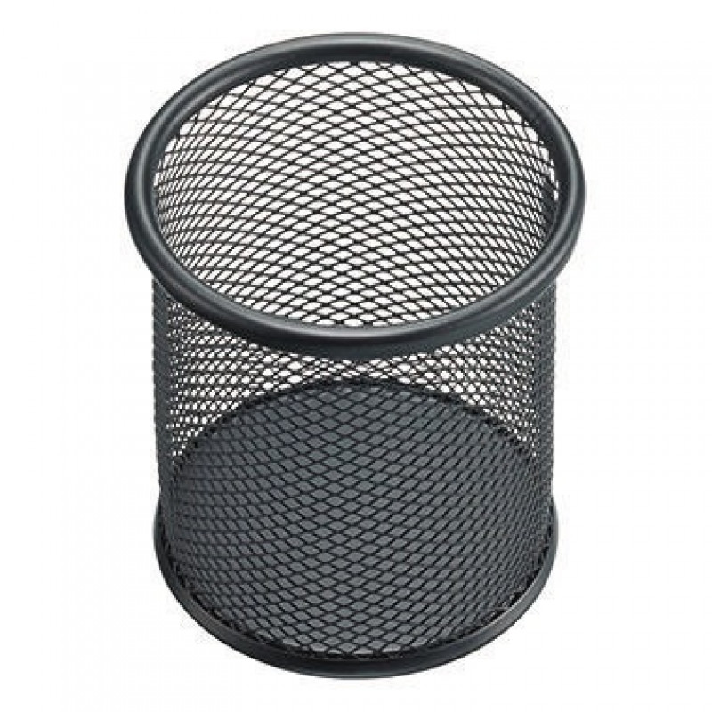 helit Stifteköcher Mesh H2518195 9x10cm rund 1Fach Metall schwarz helit Stifteköcher Mesh H2518195 9x10cm rund 1Fach Metall schwarz