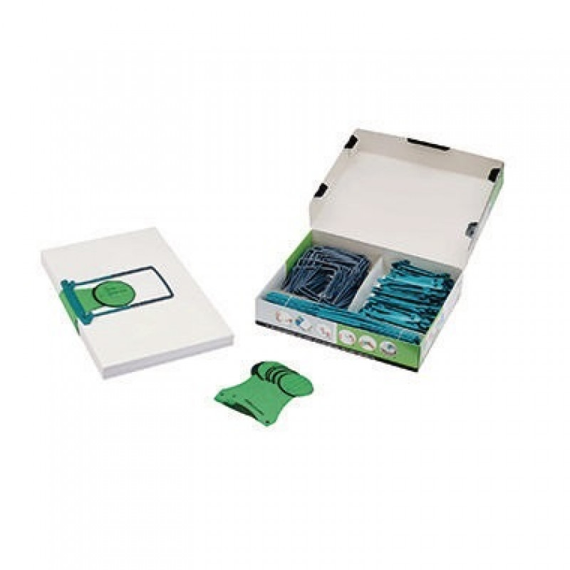 Jalema Abheftbügel Clipex 5721000 grün 100 St./Pack. +Labels Jalema Abheftbügel Clipex 5721000 grün 100 St./Pack. +Labels