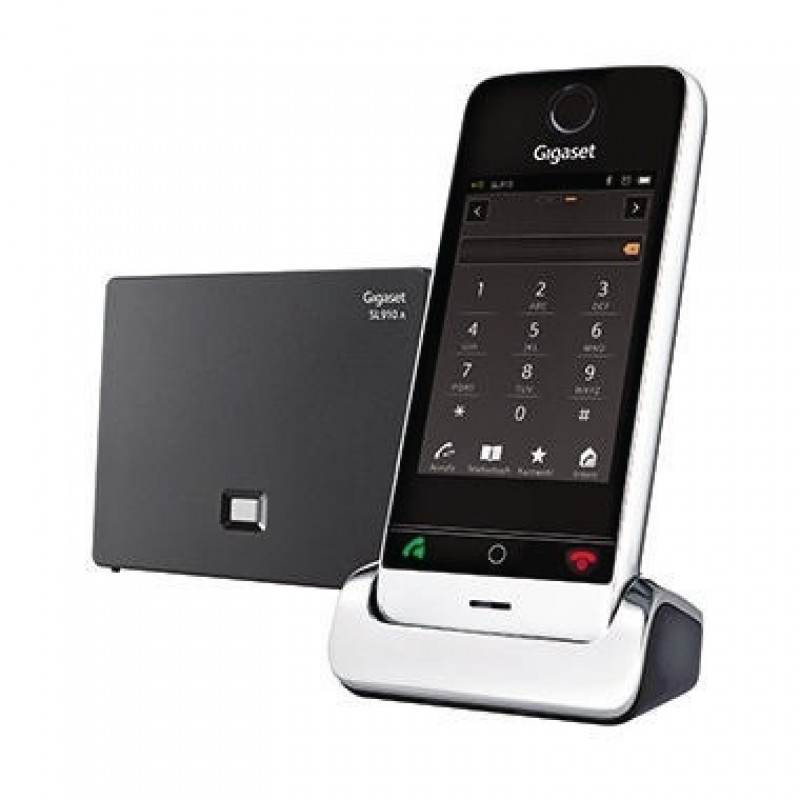 Gigaset Telefon SL910A S30852H2320B101 metall/pianoschwarz Gigaset Telefon SL910A S30852H2320B101 metall/pianoschwarz