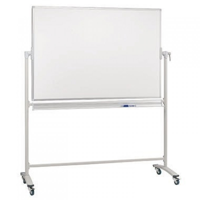Franken Whiteboard ST204 120x180cm drehbar emailliert weiß Franken Whiteboard ST204 120x180cm drehbar emailliert weiß