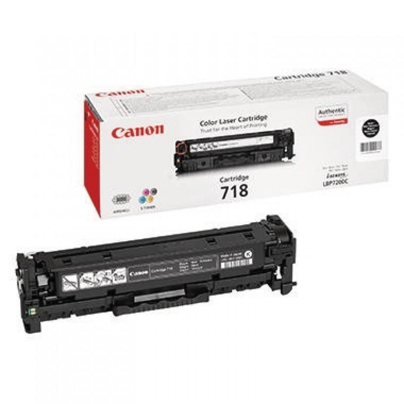 Canon Toner 718BK 2662B002 3.400Seiten schwarz