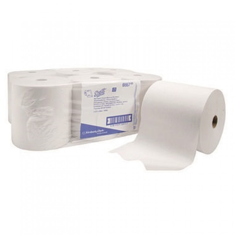 Scott Handtuchrolle Slimroll 6667 20cmx304m weiß 6 St./Pack. Scott Handtuchrolle Slimroll 6667 20cmx304m weiß 6 St./Pack.