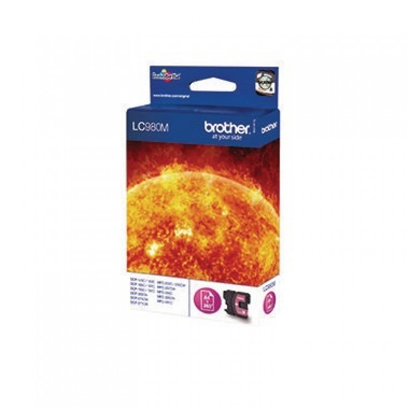 Brother Tintenpatrone LC980M 260Seiten magenta Brother Tintenpatrone LC980M 260Seiten magenta