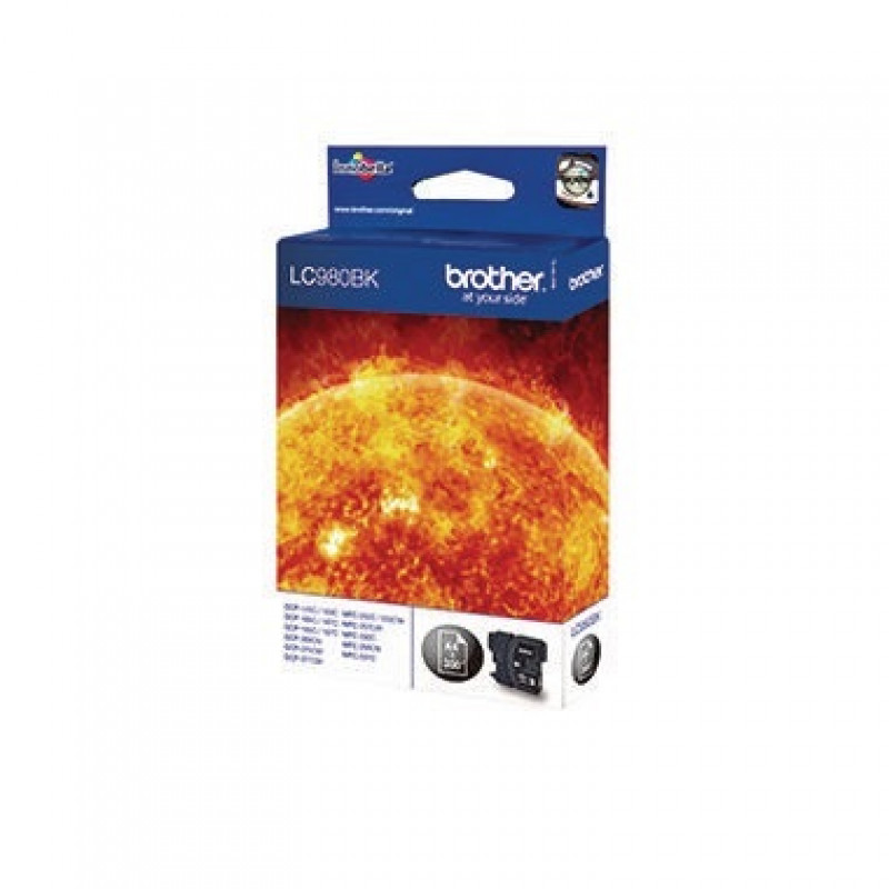 Brother Tintenpatrone LC980BK 300Seiten schwarz Brother Tintenpatrone LC980BK 300Seiten schwarz