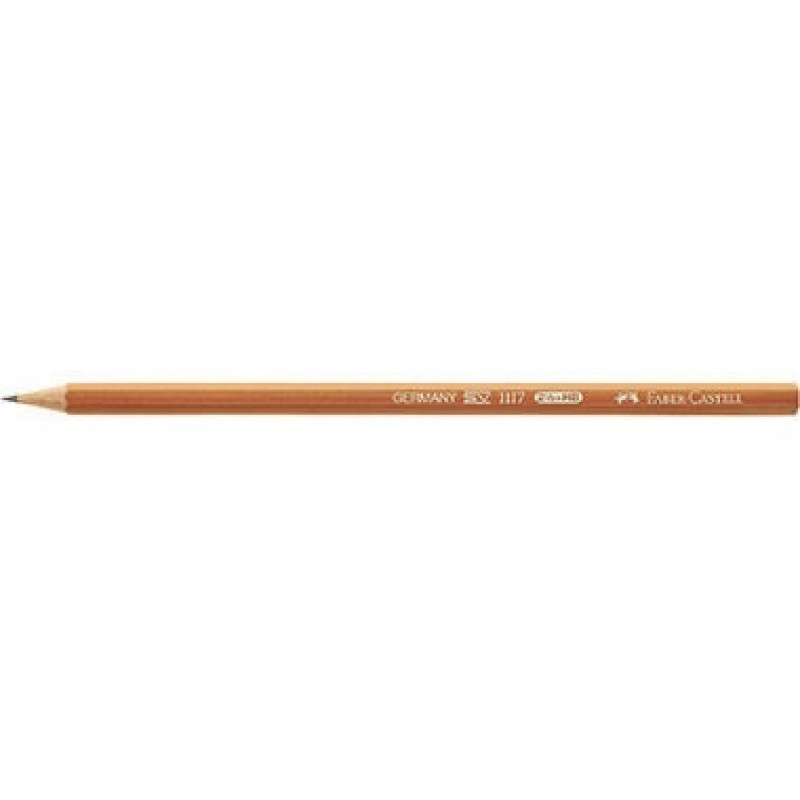 Faber-Castell Bleistift 1117 111700 sechskantform HB braun Faber-Castell Bleistift 1117 111700 sechskantform HB braun