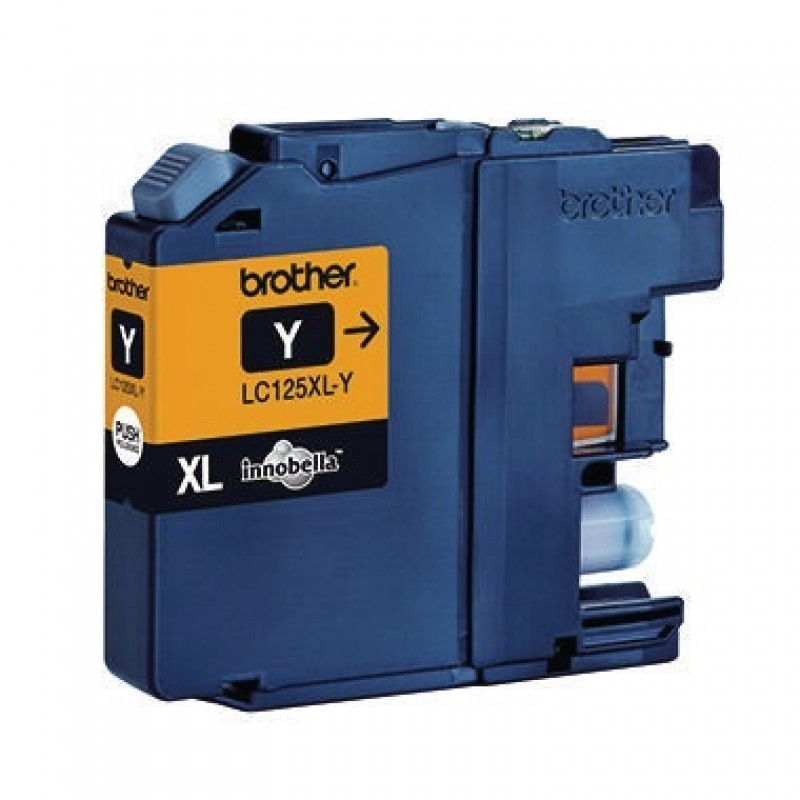 Brother Tintenpatrone LC125XLY 1.200Seiten gelb Brother Tintenpatrone LC125XLY 1.200Seiten gelb