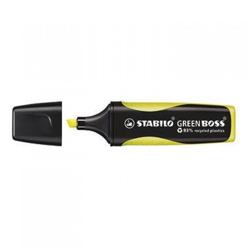 STABILO Textmarker GREEN BOSS 6070/24 2-5mm gelb STABILO Textmarker GREEN BOSS 6070/24 2-5mm gelb
