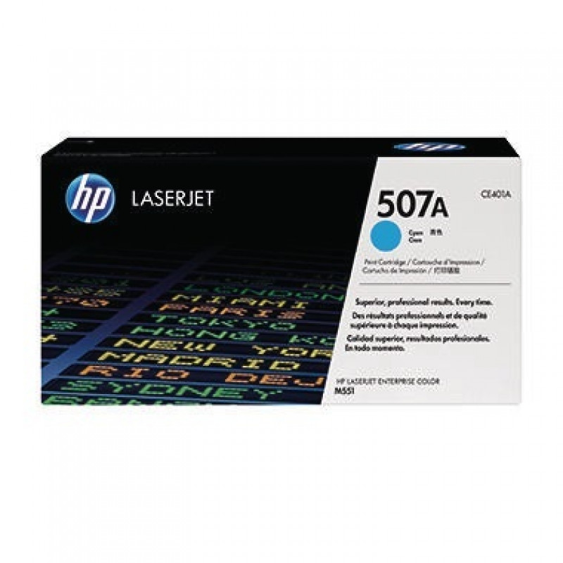 HP Toner CE401A 507A 6.000Seiten cyan