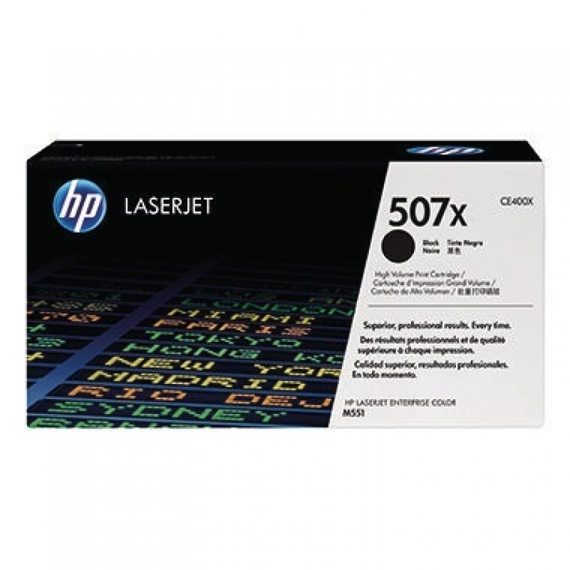 HP Toner CE400X 507X 11.000Seiten schwarz