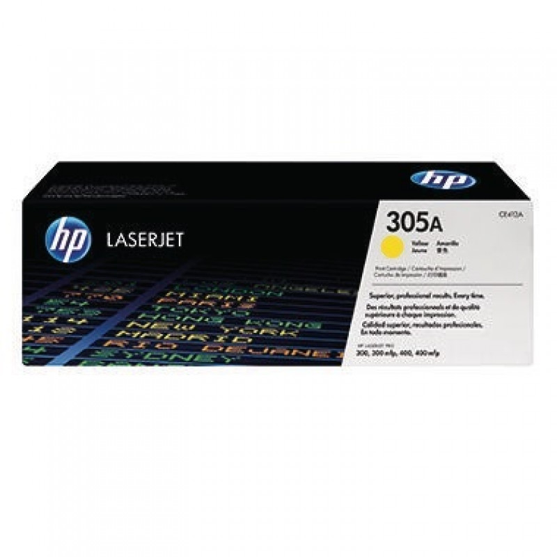 HP Toner CE412A 305A 2.600Seiten gelb