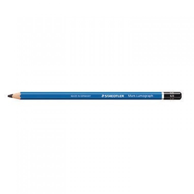 STAEDTLER Bleistift Mars Lumograph 100-6B 17,5cm 6B Schaft blau STAEDTLER Bleistift Mars Lumograph 100-6B 17,5cm 6B Schaft blau