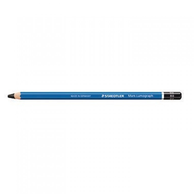 STAEDTLER Bleistift Mars Lumograph 100-8B 17,5cm 8B Schaft blau STAEDTLER Bleistift Mars Lumograph 100-8B 17,5cm 8B Schaft blau