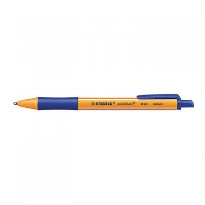 STABILO Kugelschreiber pointball 6030/41 0,5mm Druckmechanik blau STABILO Kugelschreiber pointball 6030/41 0,5mm Druckmechanik blau