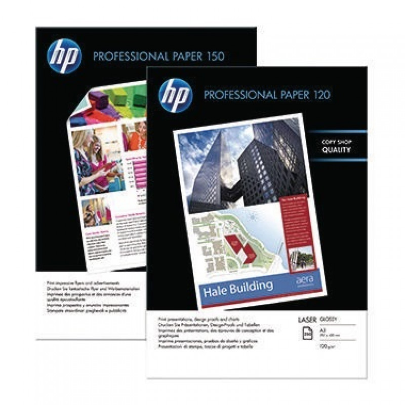 HP Fotopapier Professional CG964A DIN A4 120g weiß 250 Bl./Pack.