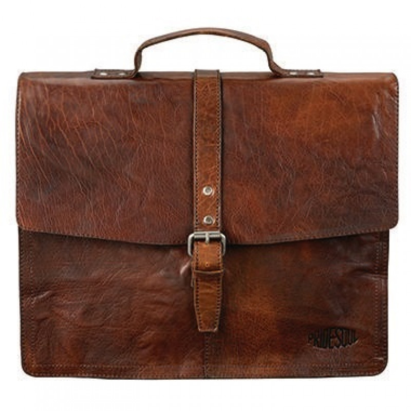 Pride & Soul Aktentasche Jayden 47183 8x37x30cm Leder braun Pride & Soul Aktentasche Jayden 47183 8x37x30cm Leder braun
