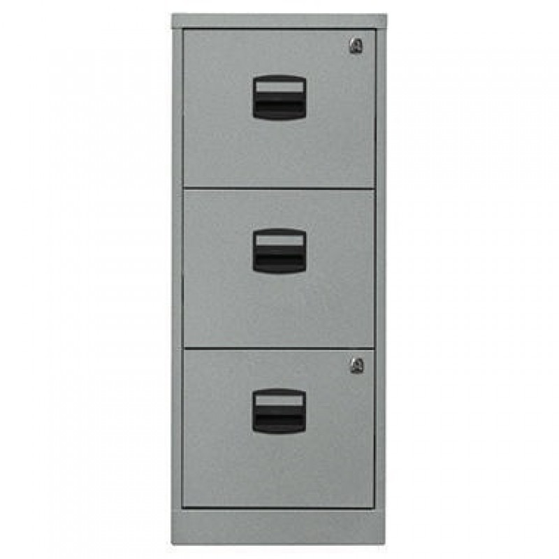 Hängeregistraturschrank PFA3F355 3Schübe silber Hängeregistraturschrank PFA3F355 3Schübe silber