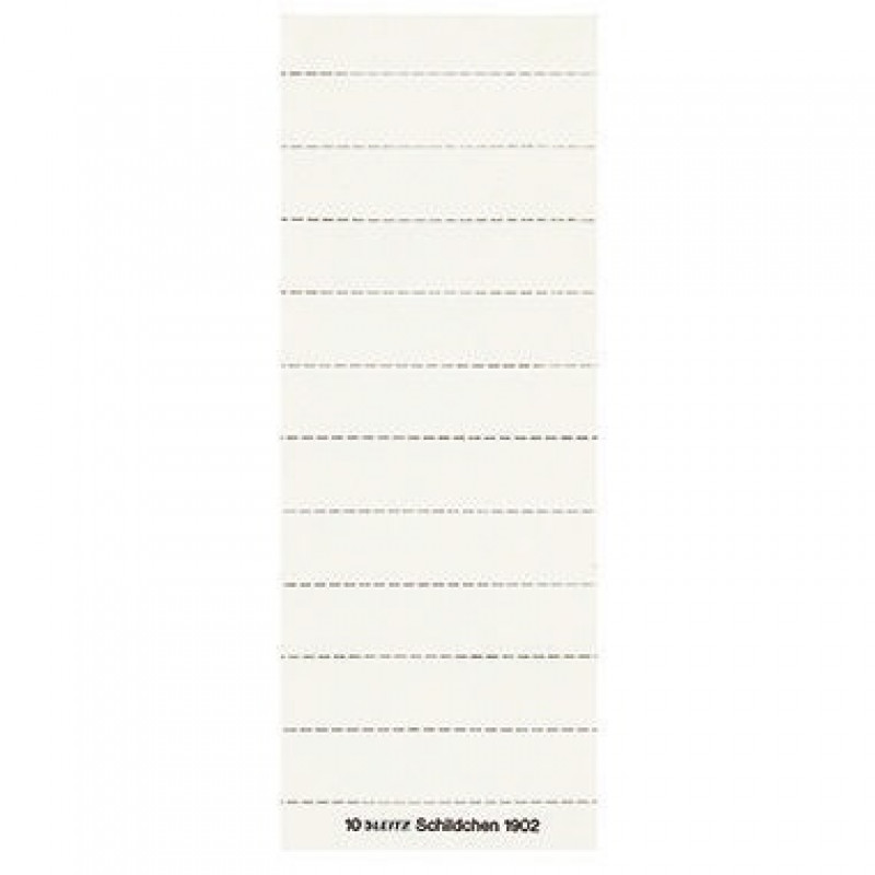 Leitz Beschriftungsschild 19020001 blanko 3zeilig weiß 100 St./Pack. Leitz Beschriftungsschild 19020001 blanko 3zeilig weiß 100 St./Pack.