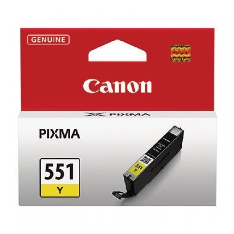 Canon Tintenpatrone CLI551Y 6511B001 7ml gelb Canon Tintenpatrone CLI551Y 6511B001 7ml gelb
