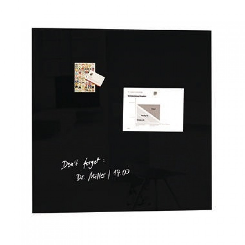 Sigel Multifunktionstafel artverum GL200 1000x1000x15mm Glas schwarz Sigel Multifunktionstafel artverum GL200 1000x1000x15mm Glas schwarz