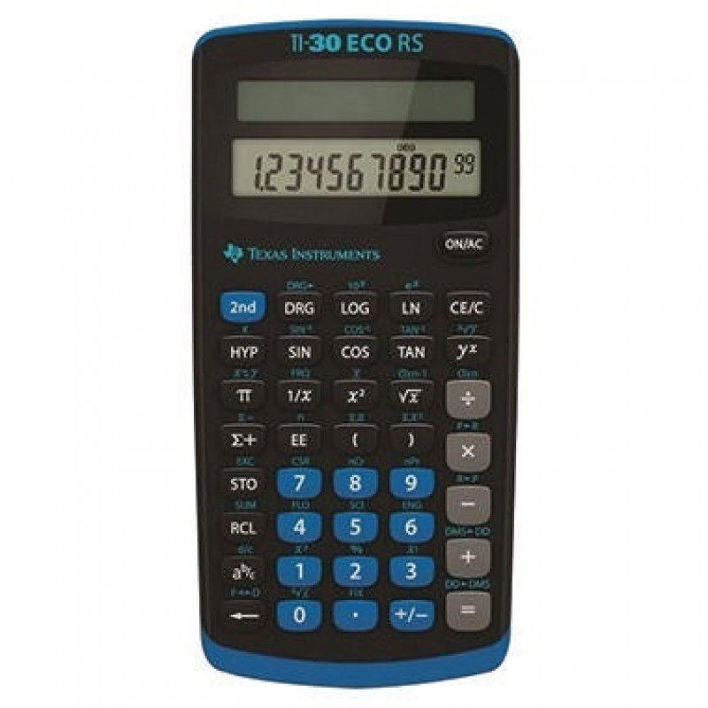 Texas Instruments Taschenrechner TI-30ECORS 7,9 x15,3x1,8cm schwarz Texas Instruments Taschenrechner TI-30ECORS 7,9 x15,3x1,8cm schwarz