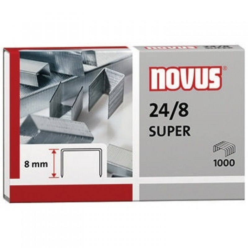NOVUS Heftklammer 040-0038 24/8 Super verzinkt 1.000 St.Pack. NOVUS Heftklammer 040-0038 24/8 Super verzinkt 1.000 St.Pack.