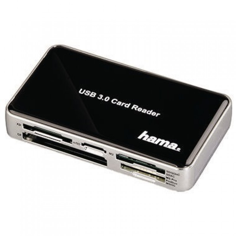 Hama Kartenleser SuperSpeed 00039878 USB3.0 schwarz Hama Kartenleser SuperSpeed 00039878 USB3.0 schwarz