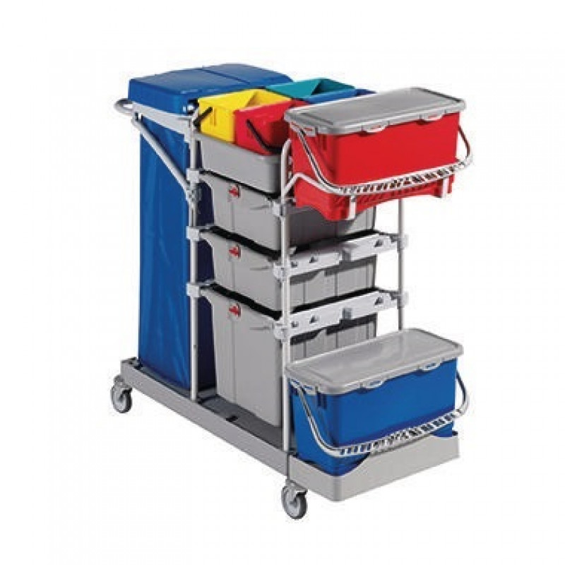 FILMOP Reinigungswagen Morgan Security MS0103U14 2xTopDown 4x6l FILMOP Reinigungswagen Morgan Security MS0103U14 2xTopDown 4x6l