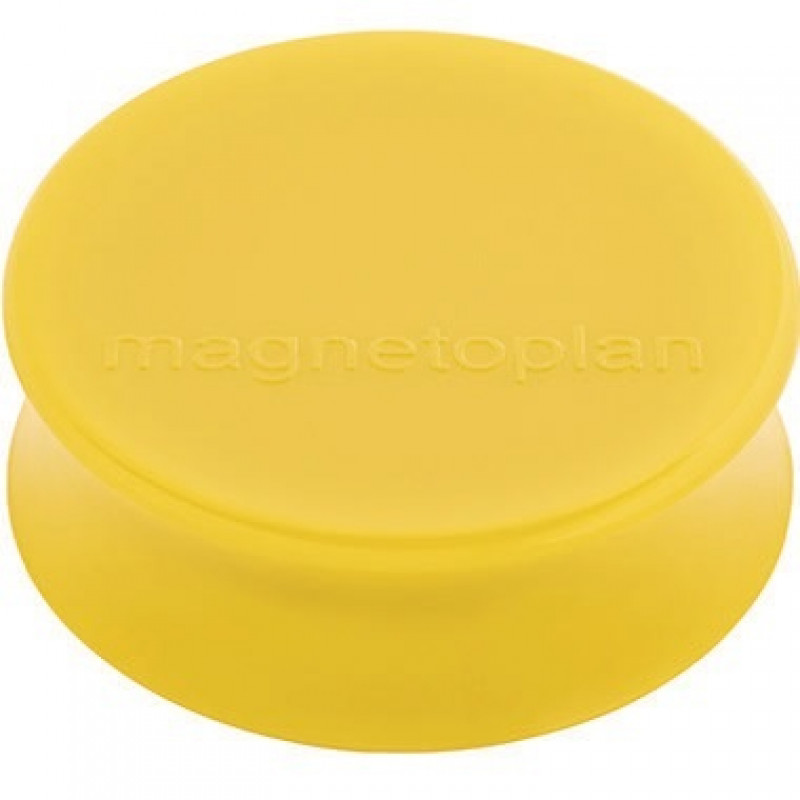 magnetoplan Magnet Ergo Large 16650102 34mm goldgelb 10 St./Pack.