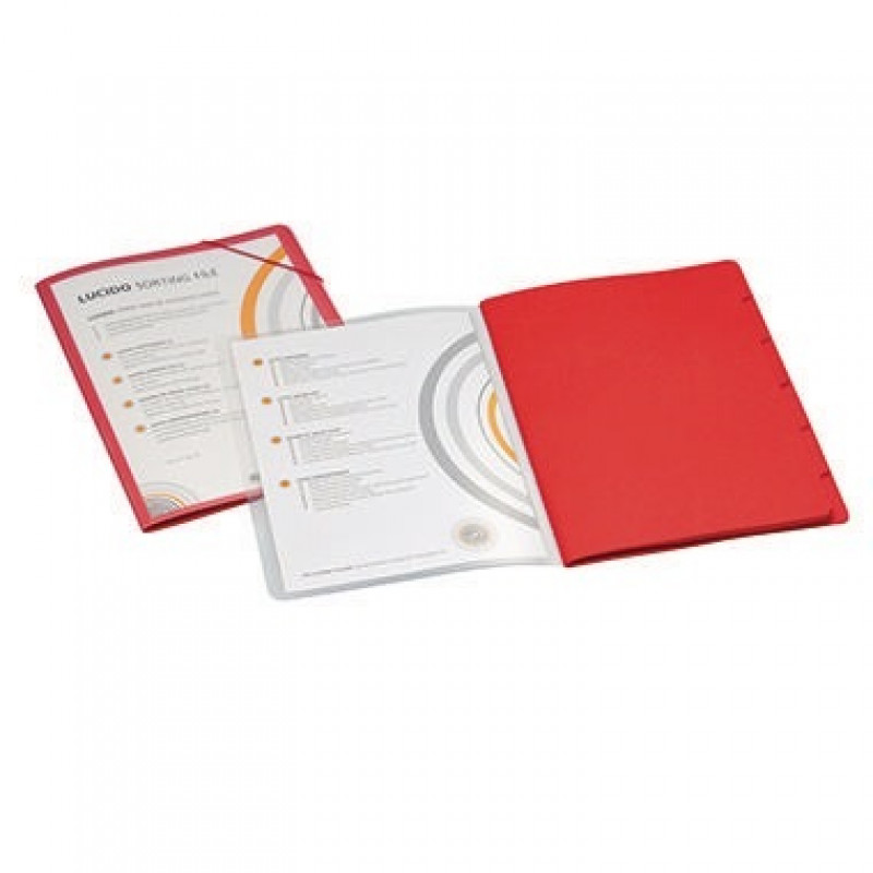 Jalema Ordnungsmappe 1400615 DIN A4 6Fächer PP rot Jalema Ordnungsmappe 1400615 DIN A4 6Fächer PP rot