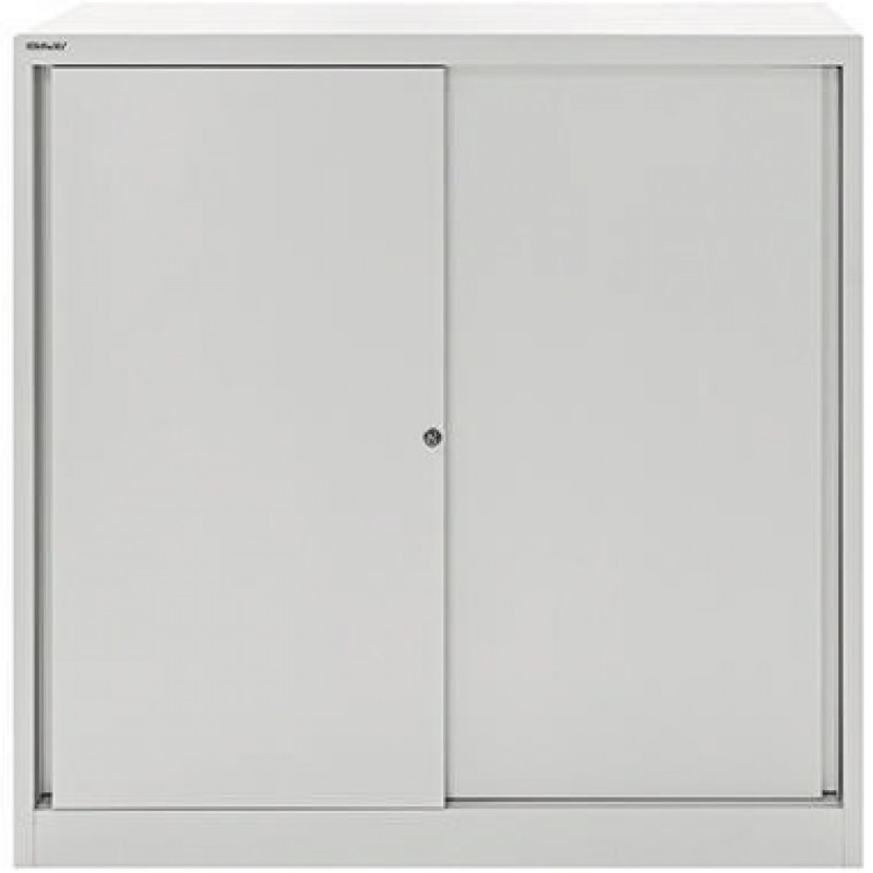 Bisley Schiebetürschrank ECO SD412112S645 2Böden lichtgrau Bisley Schiebetürschrank ECO SD412112S645 2Böden lichtgrau