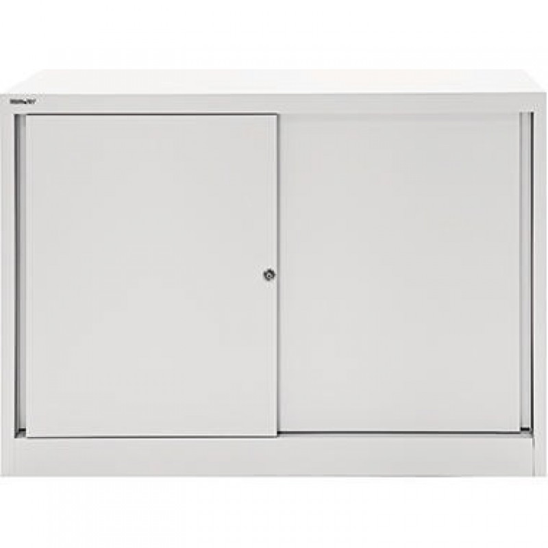 Bisley Schiebetürschrank ECO SD412081S645 1Böden lichtgrau Bisley Schiebetürschrank ECO SD412081S645 1Böden lichtgrau
